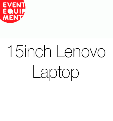 15inch Lenovo Laptop Hire