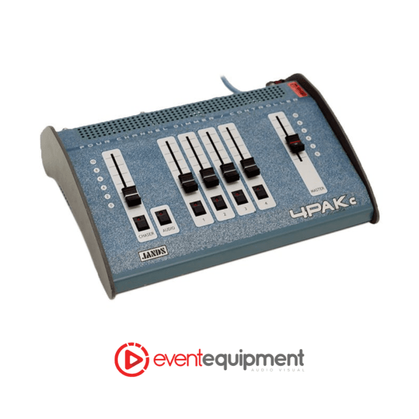Jands 4-Pack dimmer unit with 4 output channels, for lighting hire in Melbourne, Sydney, and Brisbane