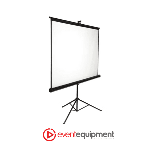 Hire Projector Screen - 7ft Tripod Screen - Melbourne, Sydney and Brisbane
