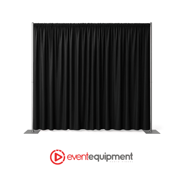 Hire 3m x 3m black velvet drapes in Melbourne, Sydney and Brisbane.