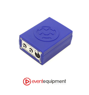 Klark Teknik DN100 Active DI Box available for professional event and stage hire in Melbourne, Sydney, and Brisbane.