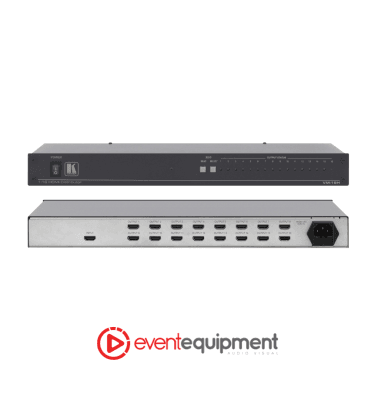 Kramer VM-16H HDMI distribution amplifier with 1 input and 16 outputs, available for hire in Melbourne, Sydney, and Brisbane