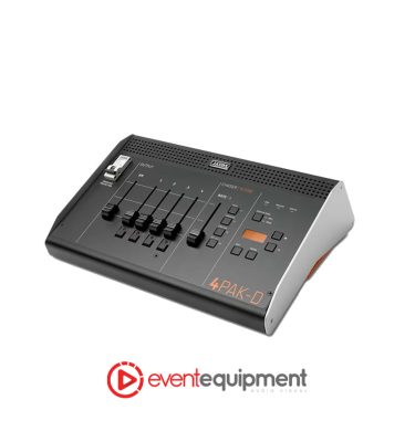 Jands 4PAK-D four channel dimmer with faders and DMX input, available for hire in Melbourne, Sydney, and Brisbane