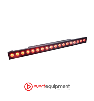 RGBW LED Quad Bar with 18 pixel-mapped LEDs, available for hire in Melbourne, Sydney, and Brisbane
