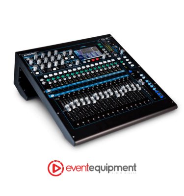 Allen & Heath Qu-16 digital audio mixing console hired in Melbourne for conference AV and live sound applications.