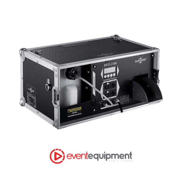 Front view of the DFZ-2100 Haze Machine available for hire in Melbourne, Sydney, and Brisbane.