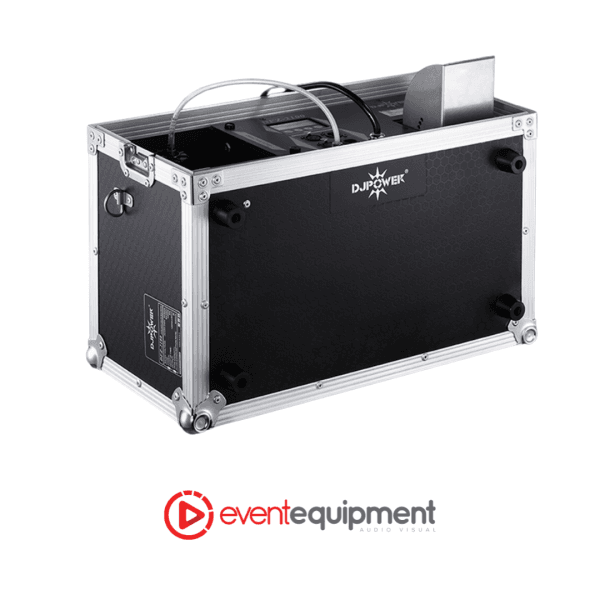 Vertical orientation of the DFZ-2100 haze machine used in production and event hire across Melbourne, Sydney, and Brisbane