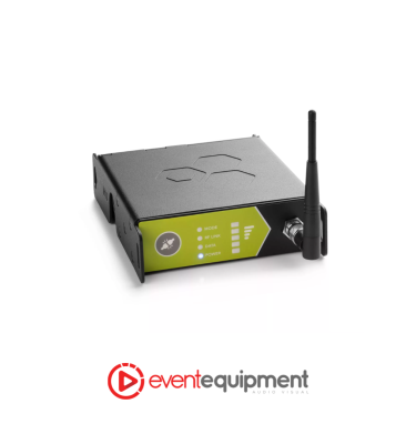 Luna DMX interface front view showing USB and CRMX output, available for hire in Melbourne, Sydney, and Brisbane