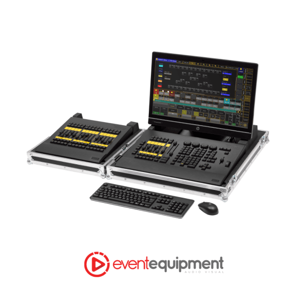 MA onPC Command Wing front view showing faders and command keys, available for hire in Melbourne, Sydney, and Brisbane