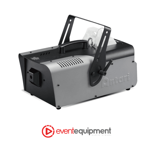 Antari Z-1200 III smoke machine shown with hanging bracket on white background, available for hire in Melbourne, Sydney, and Brisbane
